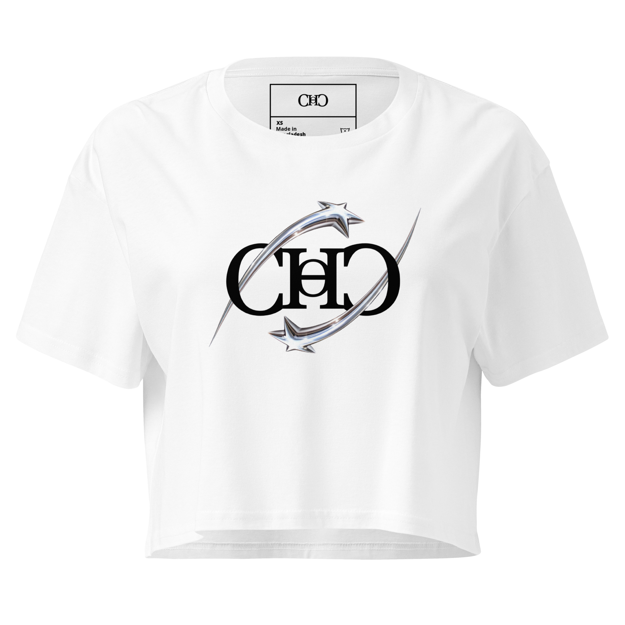 Stars Crop — White front